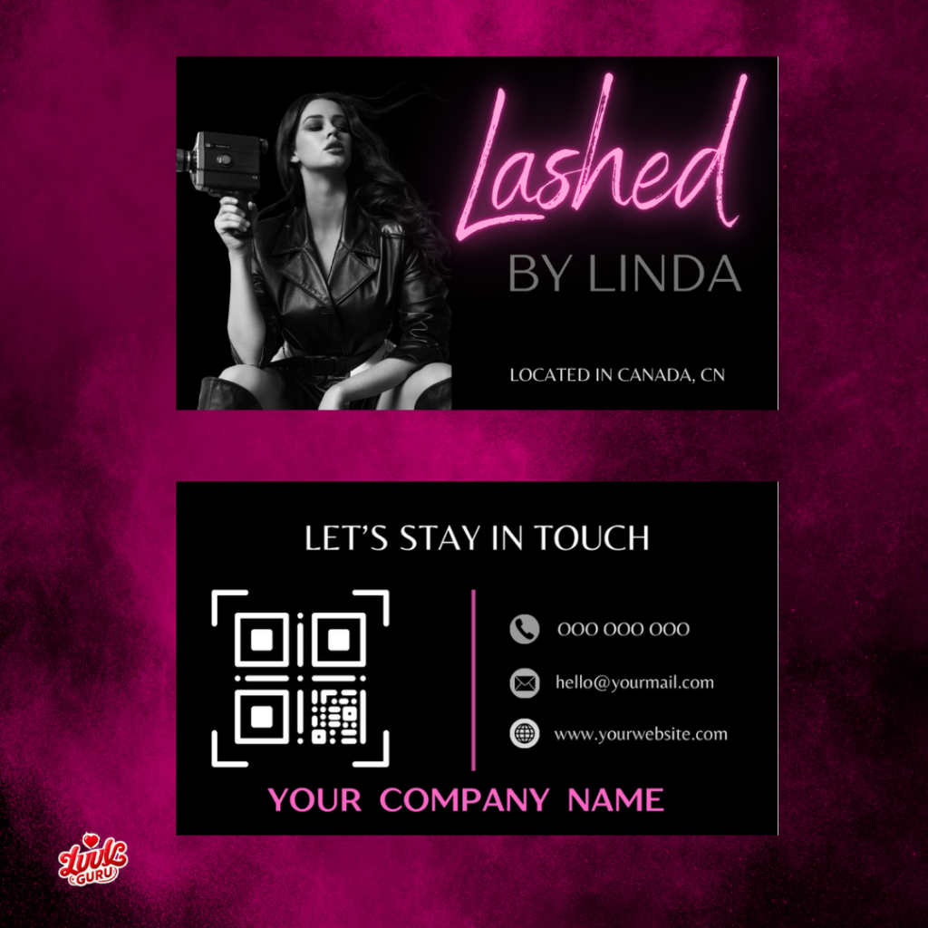 Business Card Template | Professional Business Card | Pink DIY